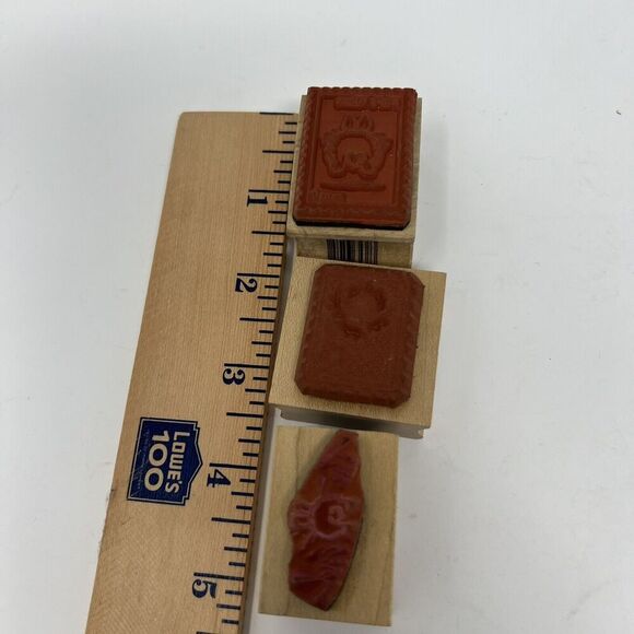 FURS CLASS POSTAGE All Night Media Vintage Rubber Stamp 362D 349D Bunny Humor - Picture 7 of 7